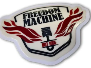 Large 3D Embossed Stickers - Ideal for Prominent Brand Displays