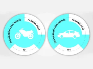 Custom Parking Sticker Printing - Tailored Designs for Your Unique Parking System